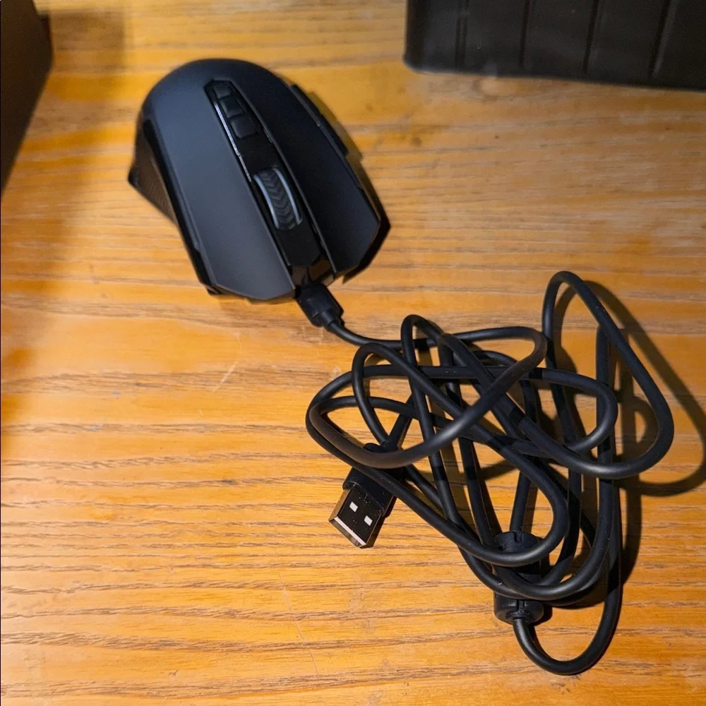 (015) Redragon NIX Wireless RGB Gaming Mouse - Black with RGB Accents